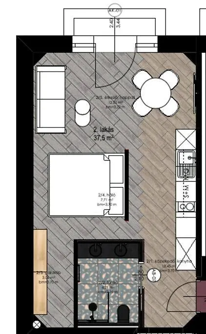 A50-Balcony-Designer Apartments No 2 Budapest